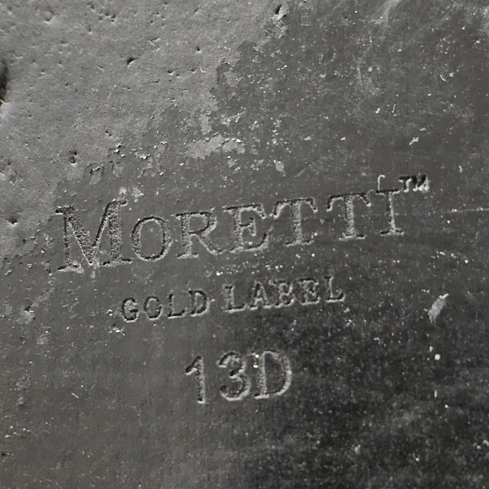 Moretti Gold Label | Marland Mens Size 13 D Black Leather